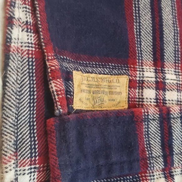 JACHS Plaid Long Sleeve Shirt Shacket Jacket Men's Size XL - Picture 4 of 13